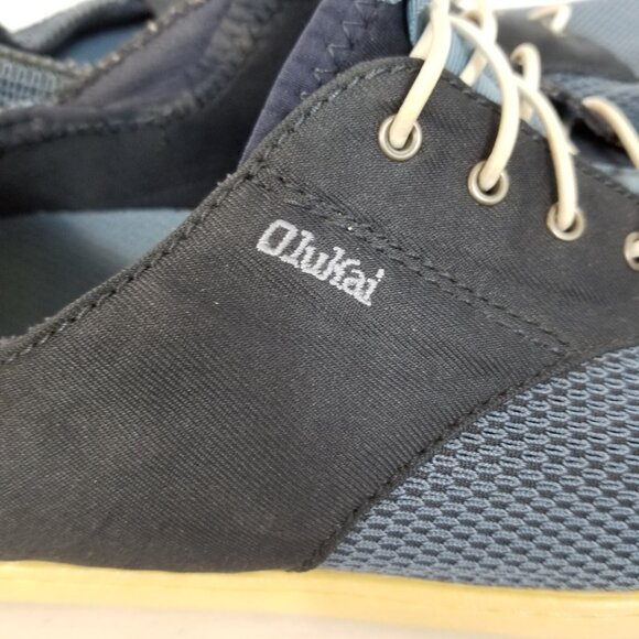 OLUKAI Men's Mesh Flexible Comfortable Slip On Casual Sneakers Blue Size ? ~4397 - Picture 5 of 8